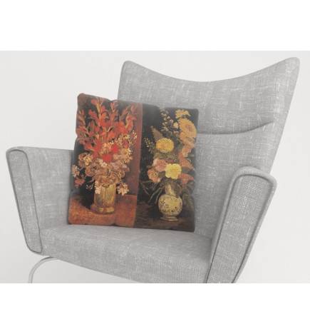 15,00 € Cushion covers - Van Gogh - with a vase of sage flowers