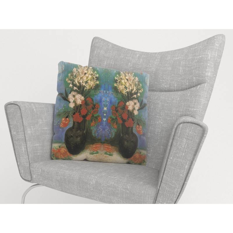 15,00 € Cushion cover - Van Gogh - with a vase of carnations