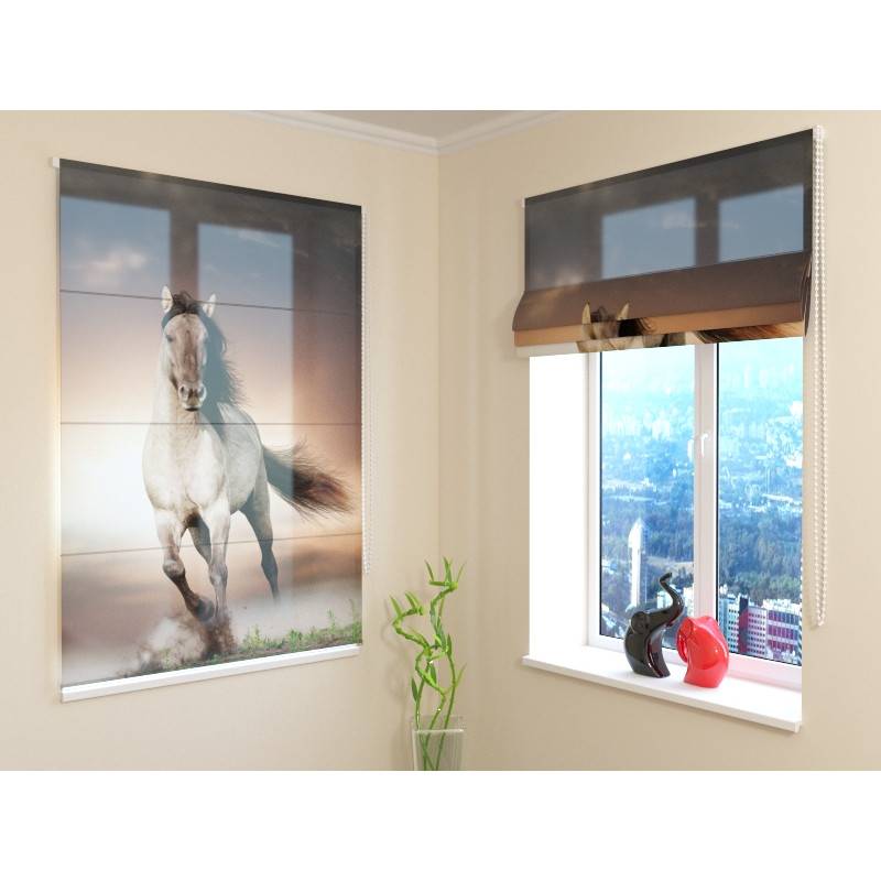 68,00 € Jaluză romană - cu un cal - ARREDALACASA