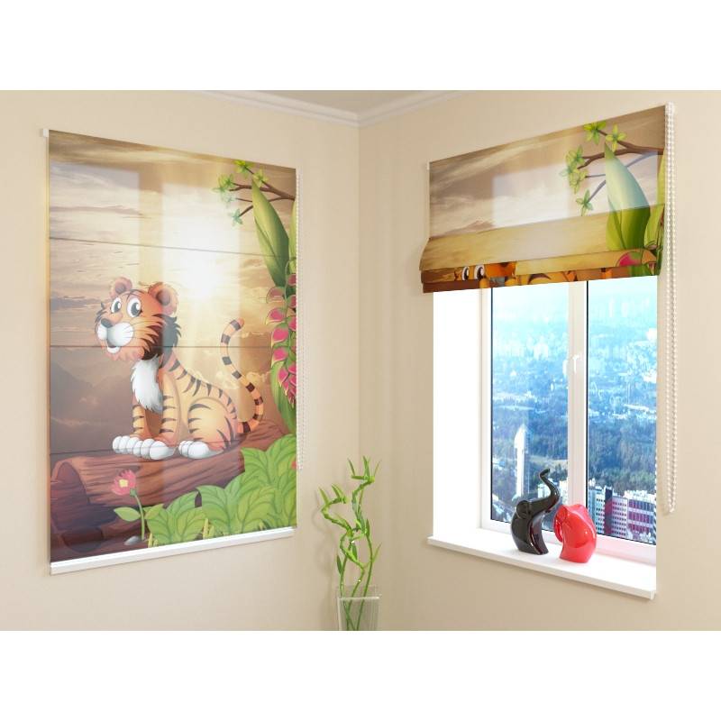68,00 € Roman blind for children - with a tiger cub