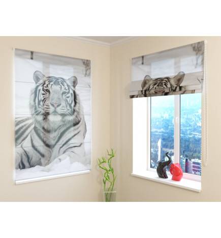 Roman blind - with a tiger - FURNISH HOME
