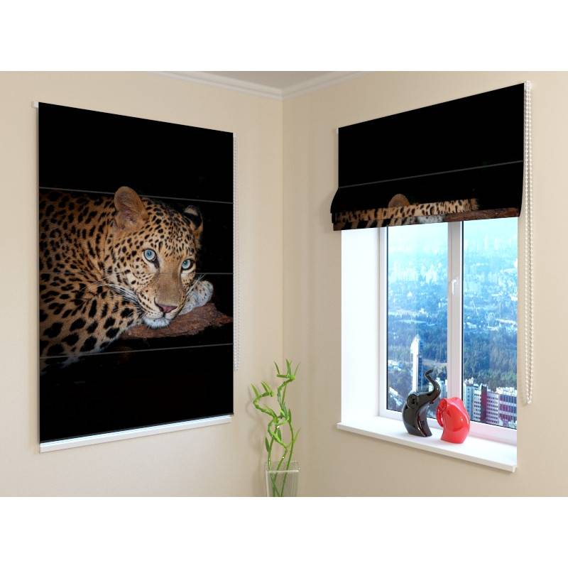 92,99 € Roman blind - with a cheetah - FIREPROOF