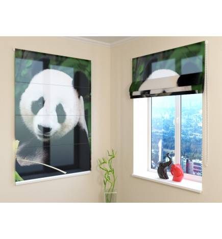 Roman blind - with a panda - FURNISH HOME