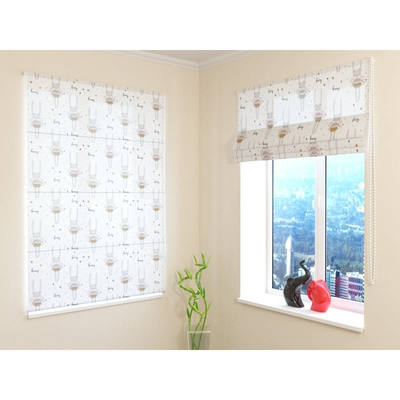 68,00 € Roman blind for children - with bunnies