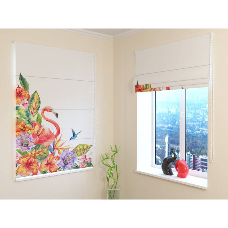 92,99 € Roman blind - with flamingos - FIREPROOF