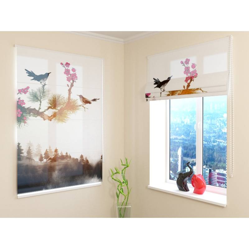 68,00 € Roman Blind – metsalindudega