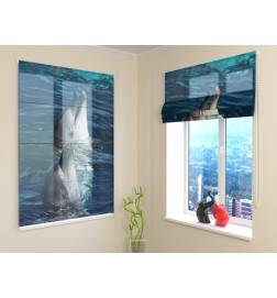 68,00 € Roman blind - with two dolphins - ARREDALACASA