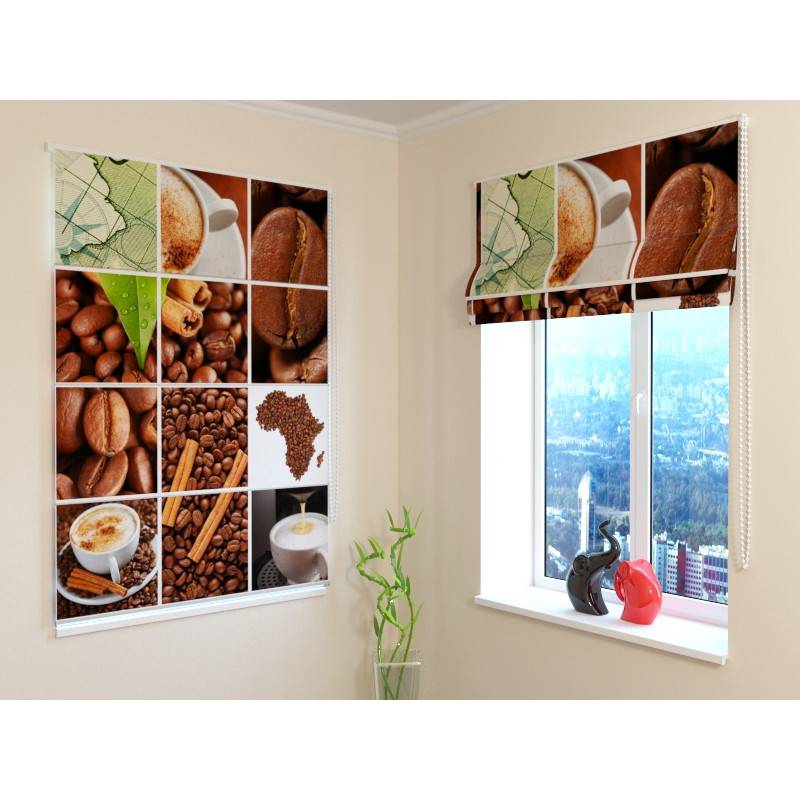 92,99 € Roman blind - with coffee - FIREPROOF