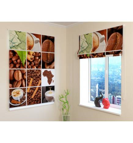 92,99 € Roman blind - with coffee - FIREPROOF