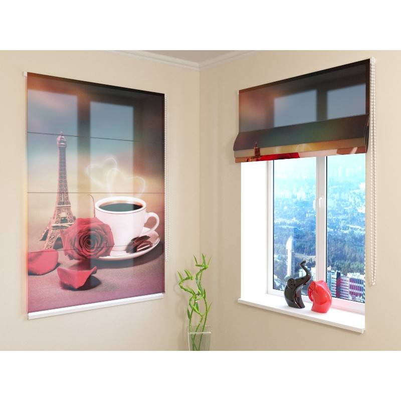 68,00 € Roman blind - with a coffee in Paris - FURNISH HOME