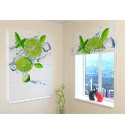 Roman blind - with lemons and ice - FIREPROOF