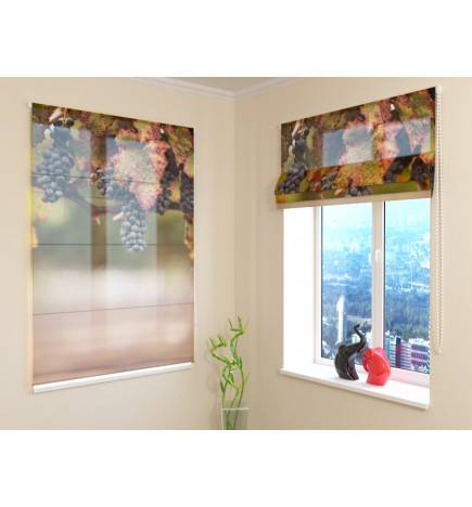 68,00 € Roman blind - with bunches of grapes - ARREDALACASA