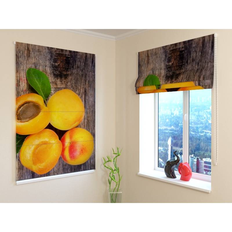 92,99 € Roman blind - with apricots - FIREPROOF