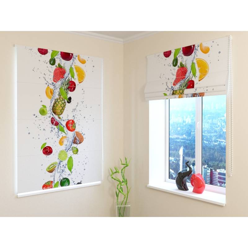 68,50 € Roman blind - with a pineapple and other fruits - BLACKOUT