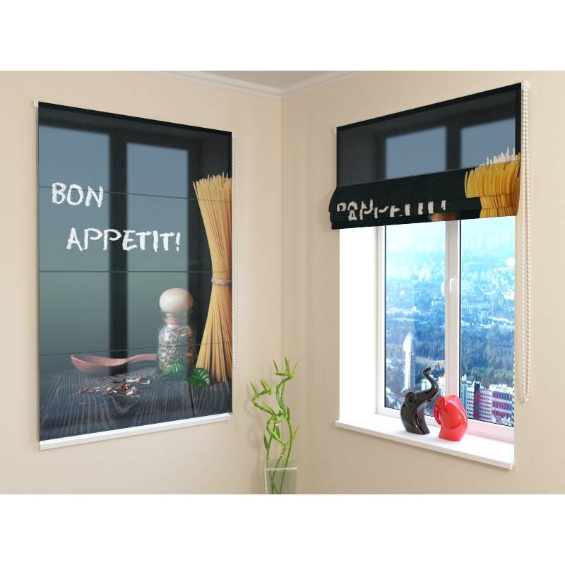 68,00 € Roman blind - with salt and pepper - ARREDALACASA