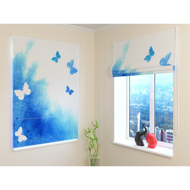 92,99 € Romanetė - mėlynos ir baltos spalvos drugeliai - ATSPIRUS UGNIAI