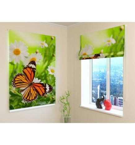 68,50 € Roman blind - butterflies and camomile - OSCURANTE