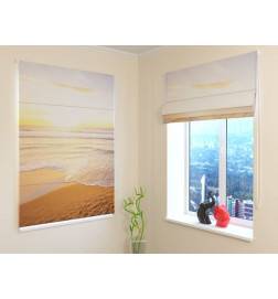 Roman blind - with the Spanish sea - FIREPROOF