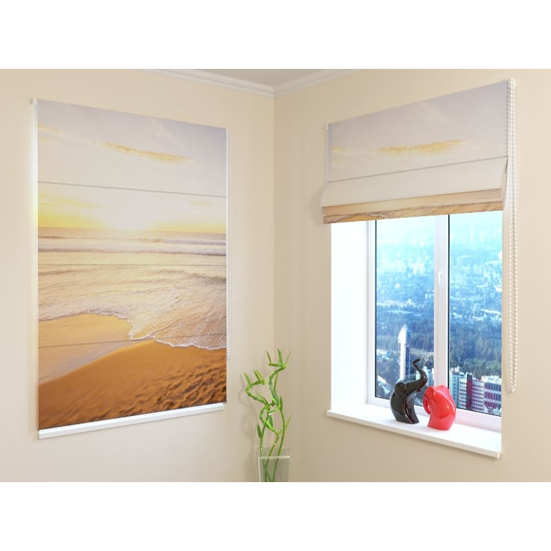 92,99 € Roman blind - with the Spanish sea - FIREPROOF