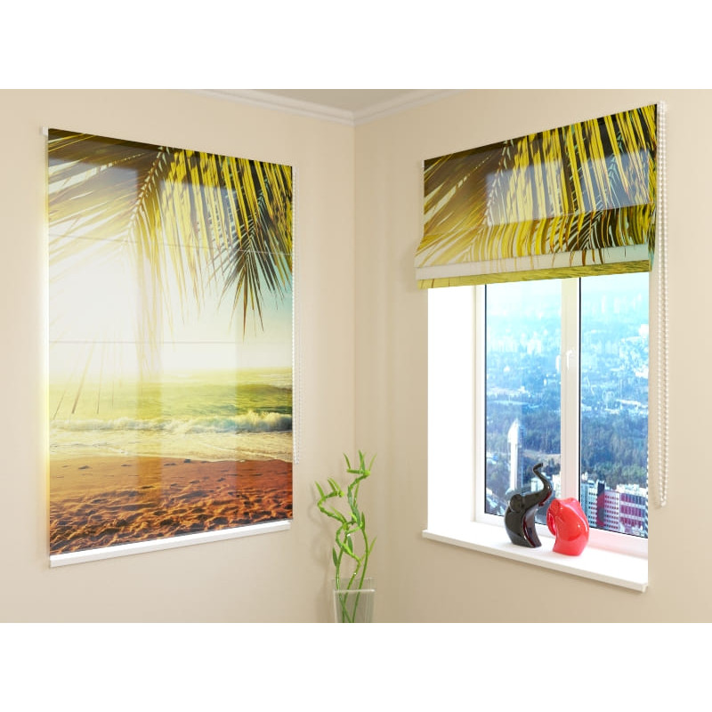 68,00 € Roman Awning - With Palm Tree And Sea