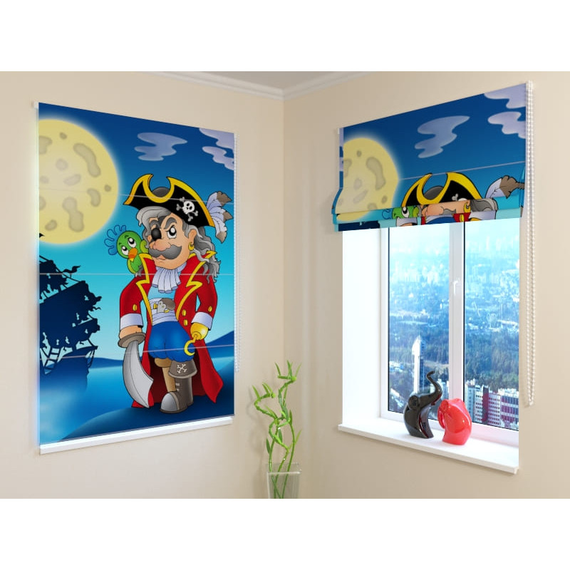 68,50 € Rooma ruloo - konksuga kapten - BLACKOUT