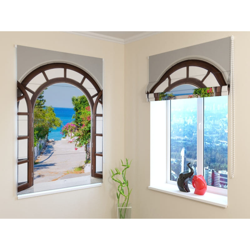 68,50 € Jaluzele romane - cu usa spre mare - BLACKOUT