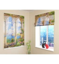 Roman blind - with arches overlooking the sea - ARREDALACASA