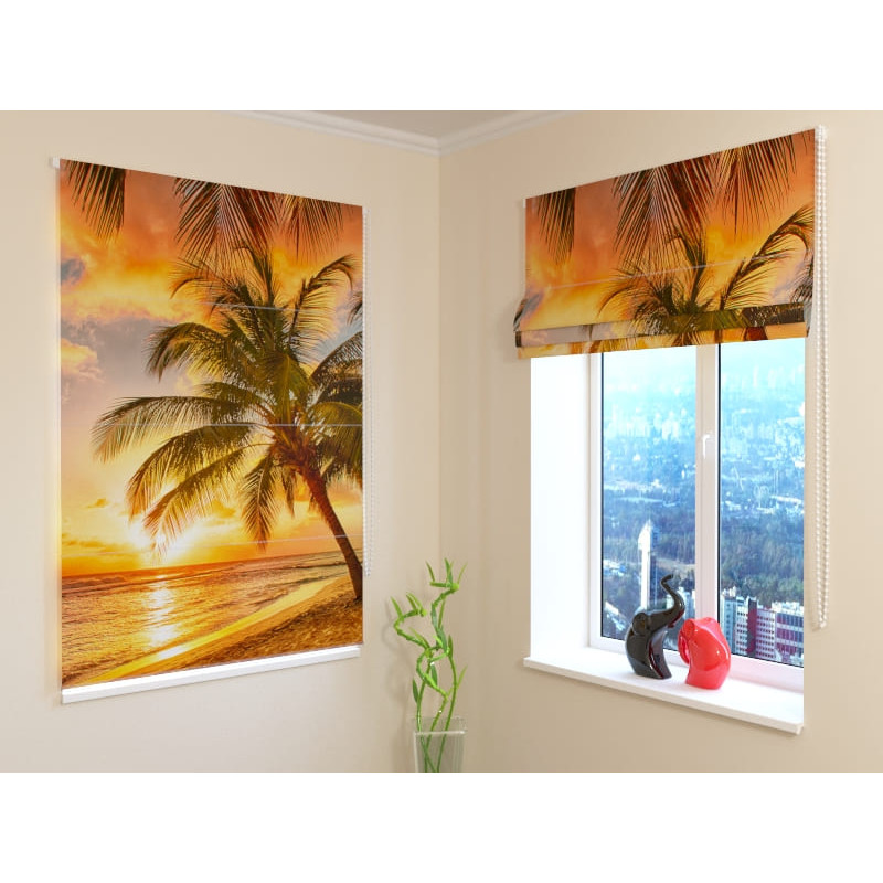 92,99 € Roman blind - on vacation in the tropics - FIREPROOF