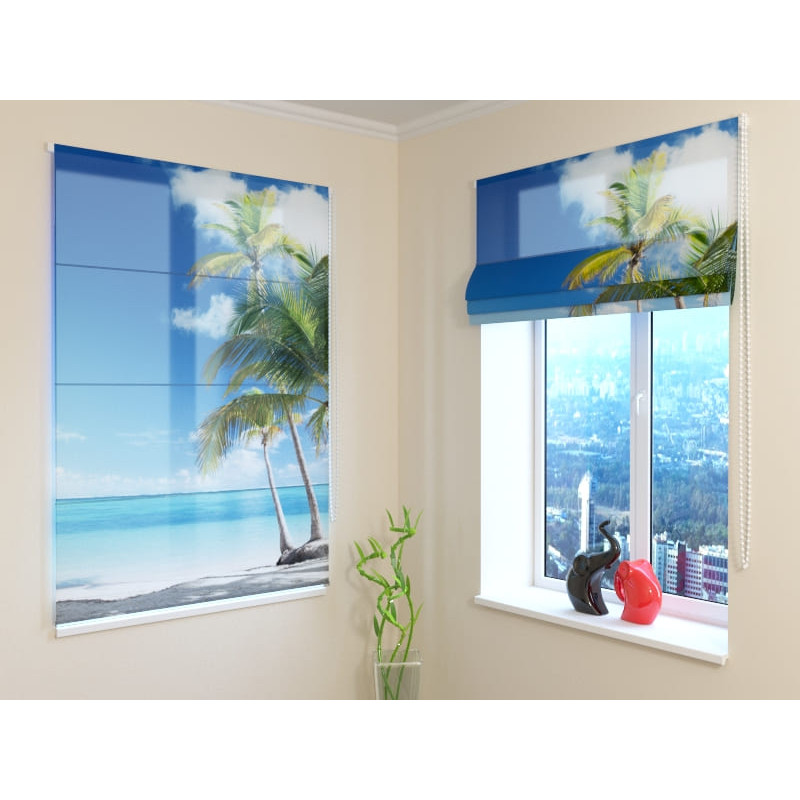 68,00 € Verpakte tent met 2 palmbomen op het strand 68,00 € Verpakte tent met 2 palmbomen op het strand