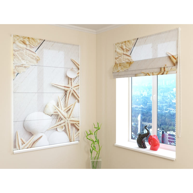 68,00 € Vouwgordijn - met zeesterren - ARREDALACASA