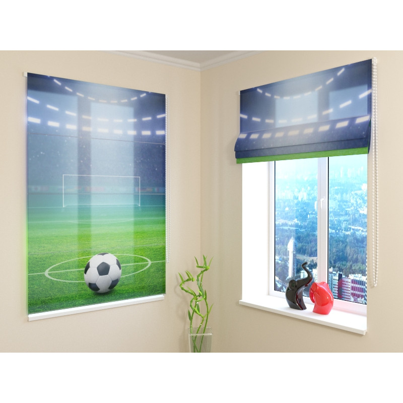 68,00 € Persiana romana - con estadio de fútbol - ARREDALACASA