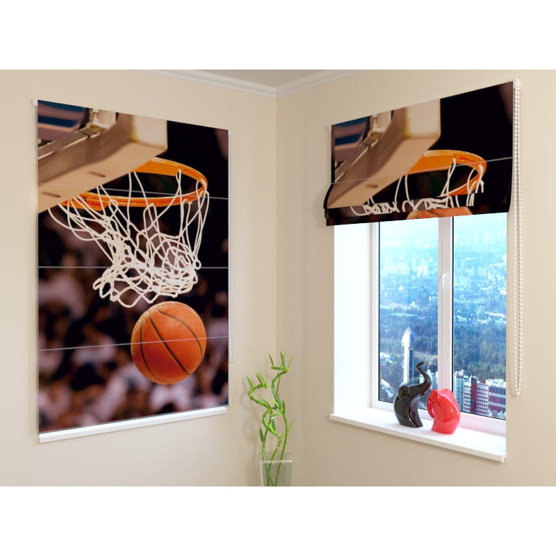 92,99 € Jaluză romană - cu minge și coș - Ignifugă