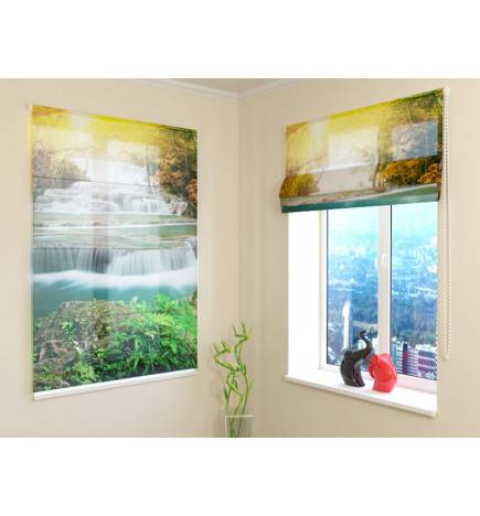 68,00 € Roman blind - with waterfalls in the woods