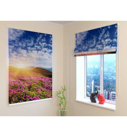 68,50 € Roman blind - with mountain flowers - OSCURANTE