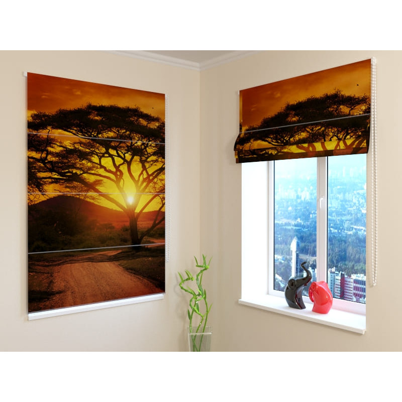 92,99 € Roman blind - with African mountains - FIREPROOF
