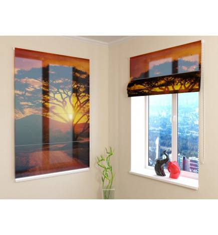 Roman blind - with the African mountains - ARREDALACASA