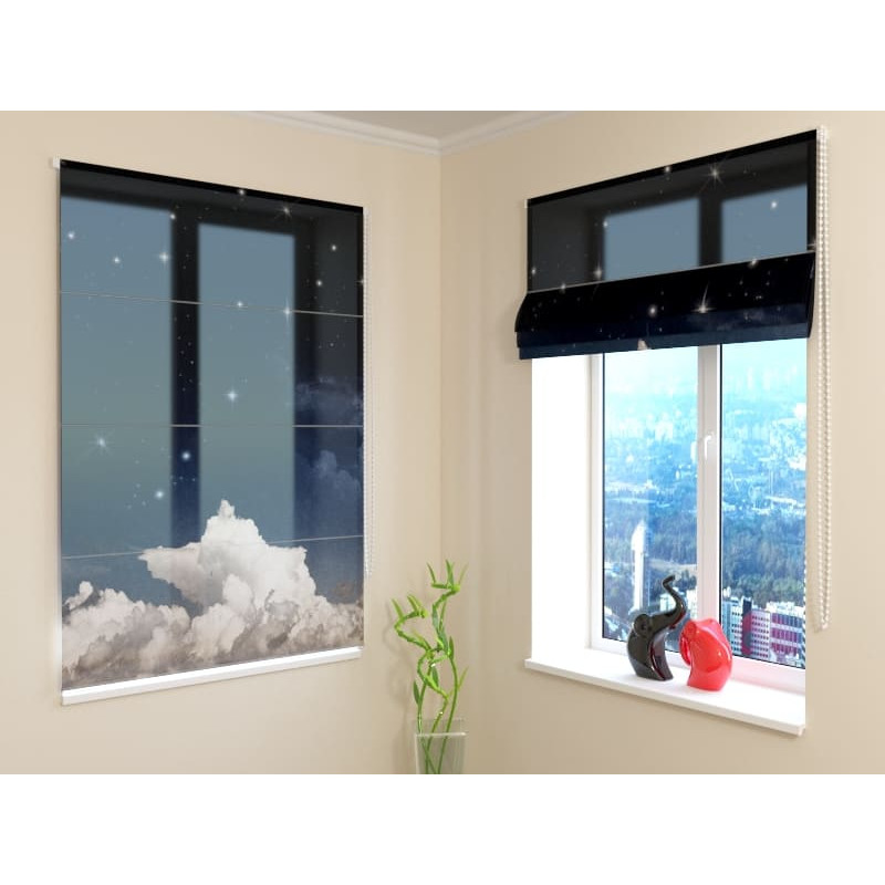 68,00 € Roman blind - with clouds and stars - FURNISH HOME