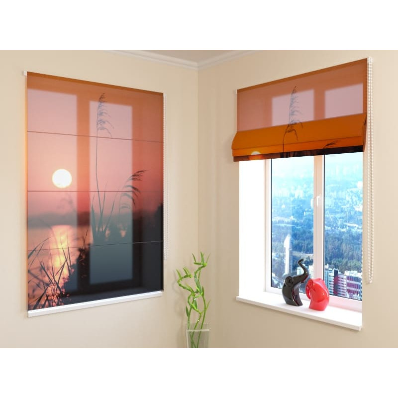 68,00 € Raffrollo – mit Vollmond – ARREDALACASA