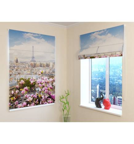 Roman blind - with Paris in bloom - OSCURANTE