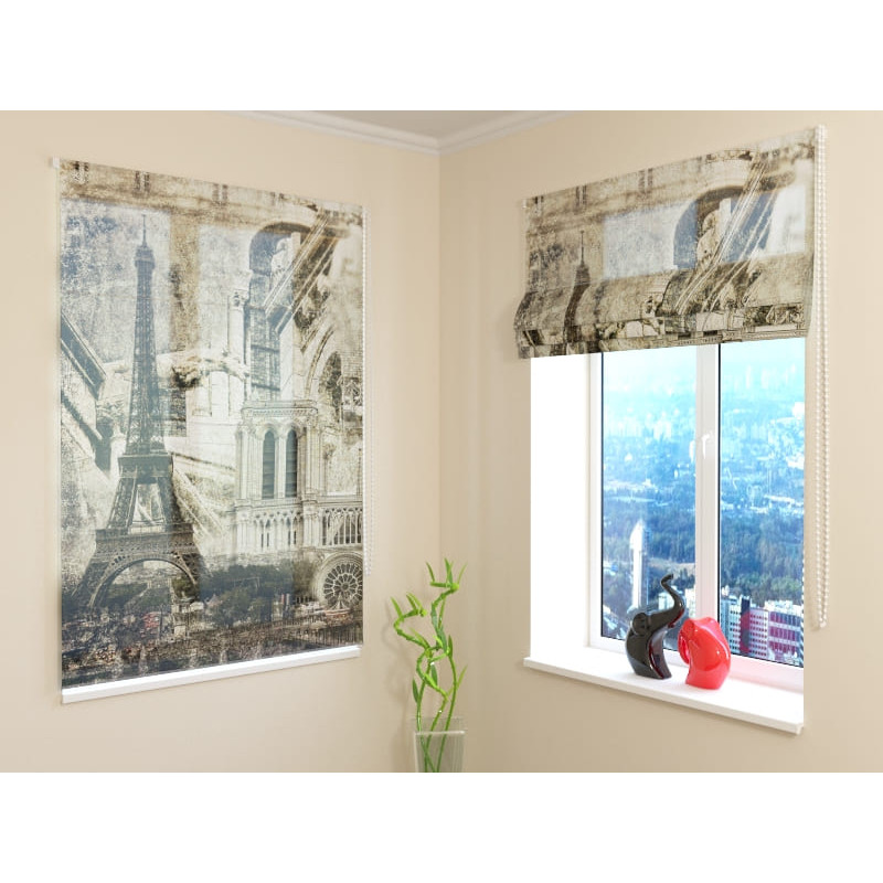 68,00 € Jaluză romană - cu Paris în alb-negru