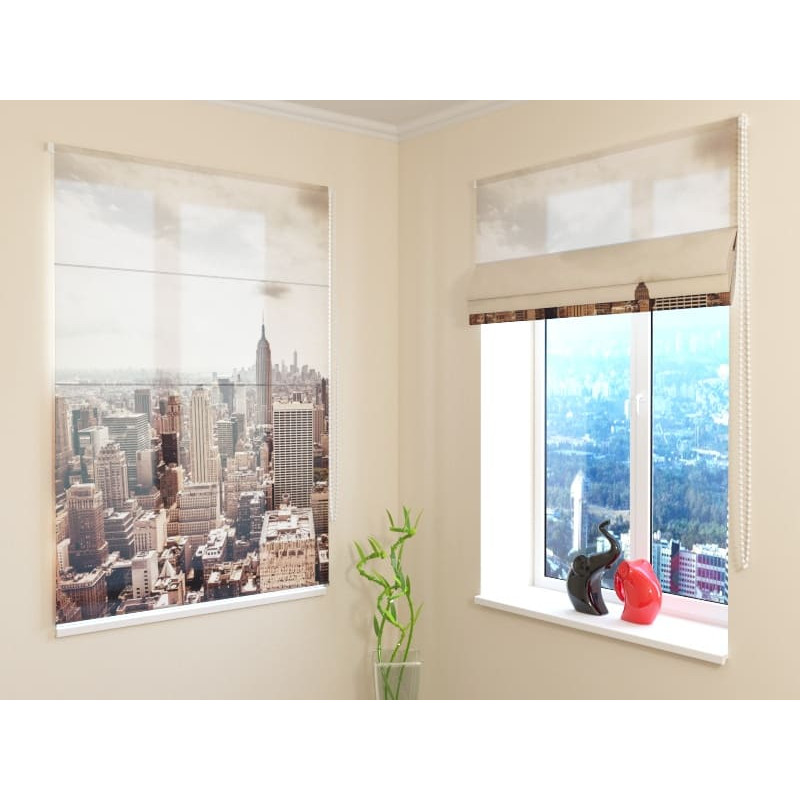 68,00 € Roman blind - In Manhattan - FURNISH HOME