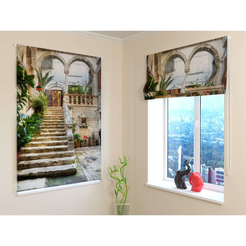 68,50 € Persiana romana - con escalera - BLACKOUT