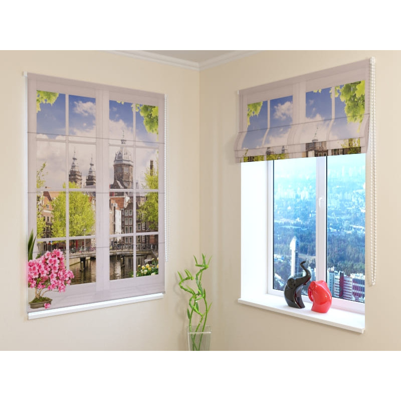 68,50 € Roman blind - with window - BLACKOUT