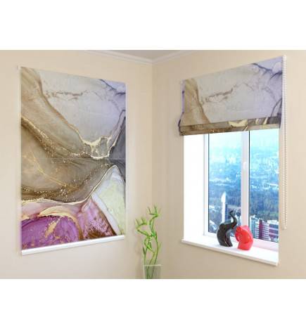 Roman blind - with colored marble - OSCURANTE