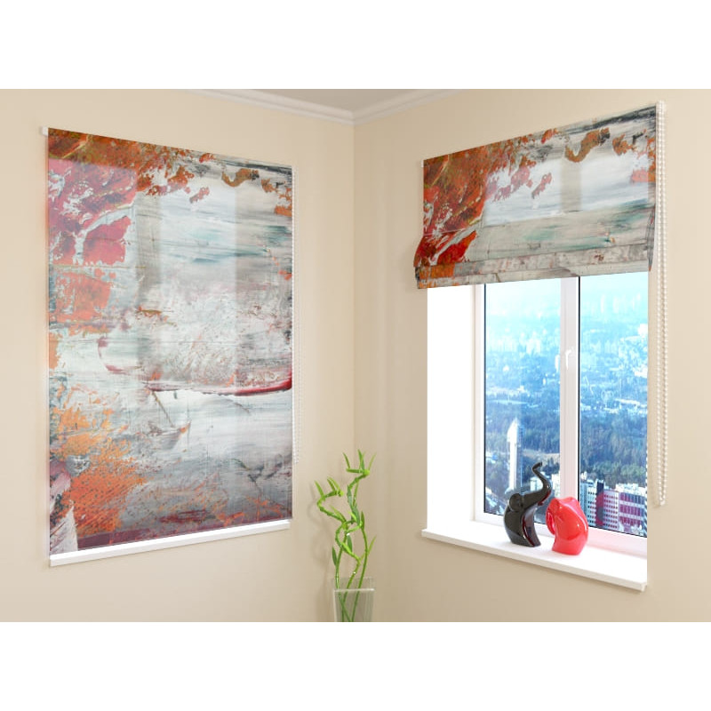 68,00 € Roomalainen kaihdin - kukilla seinällä - ARREDALACASA