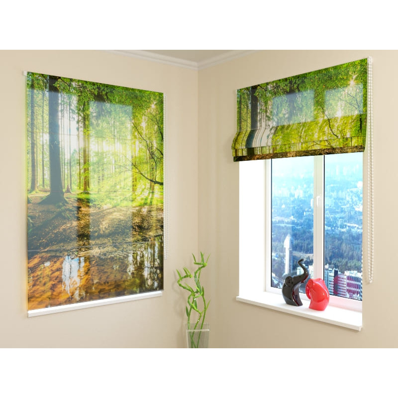 68,00 € Roomalainen sokea - jossa lampi metsässä