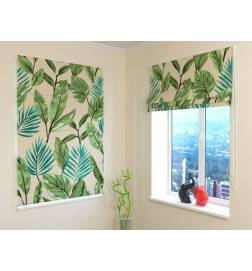 92,99 € Roman blind - with palm leaves - FIREPROOF
