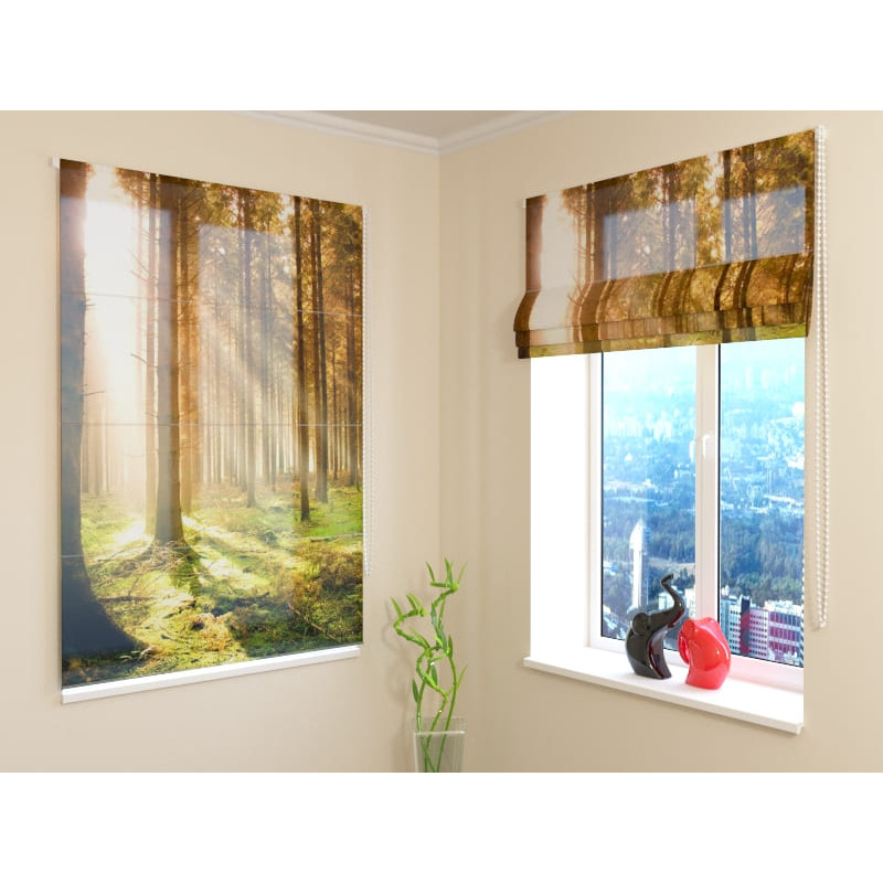 68,00 € Roman blind - with trees in the woods