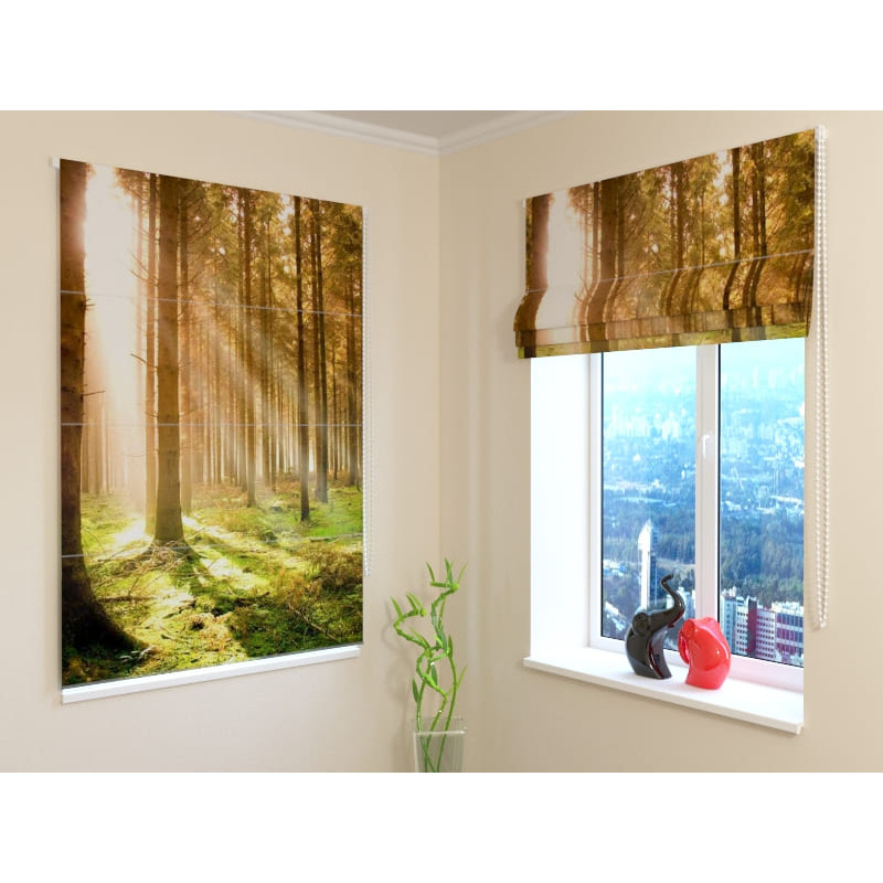 92,99 € Roman blind - with trees in the woods - FIREPROOF