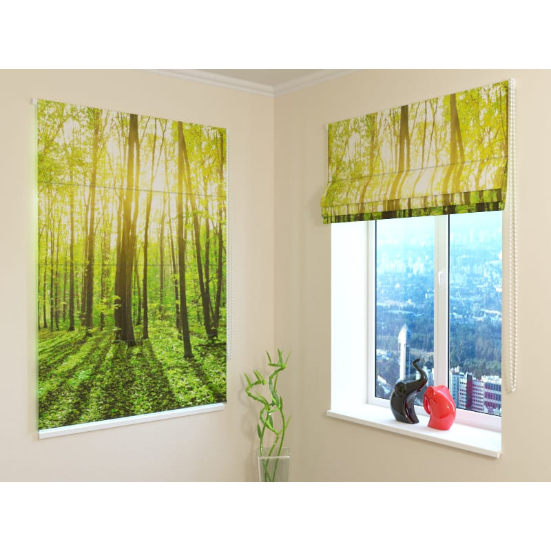92,99 € Roman blind - with a wood - FIREPROOF 92,99 € Roman blind - with a wood - FIREPROOF
